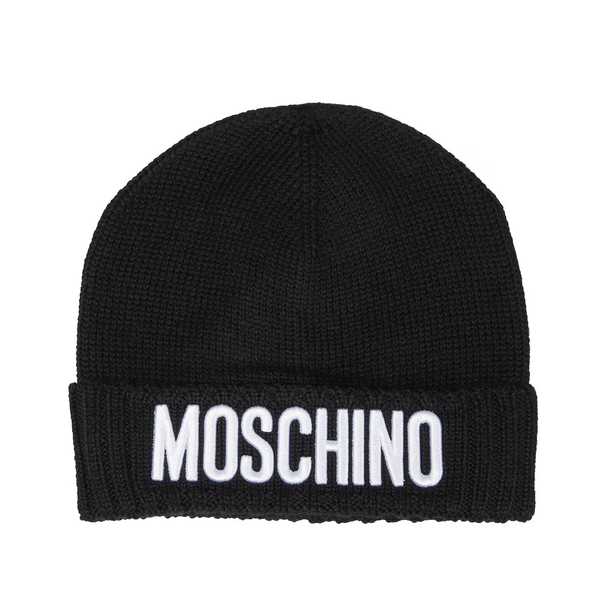 MOSCHINO KIDS BEANIE BLACK