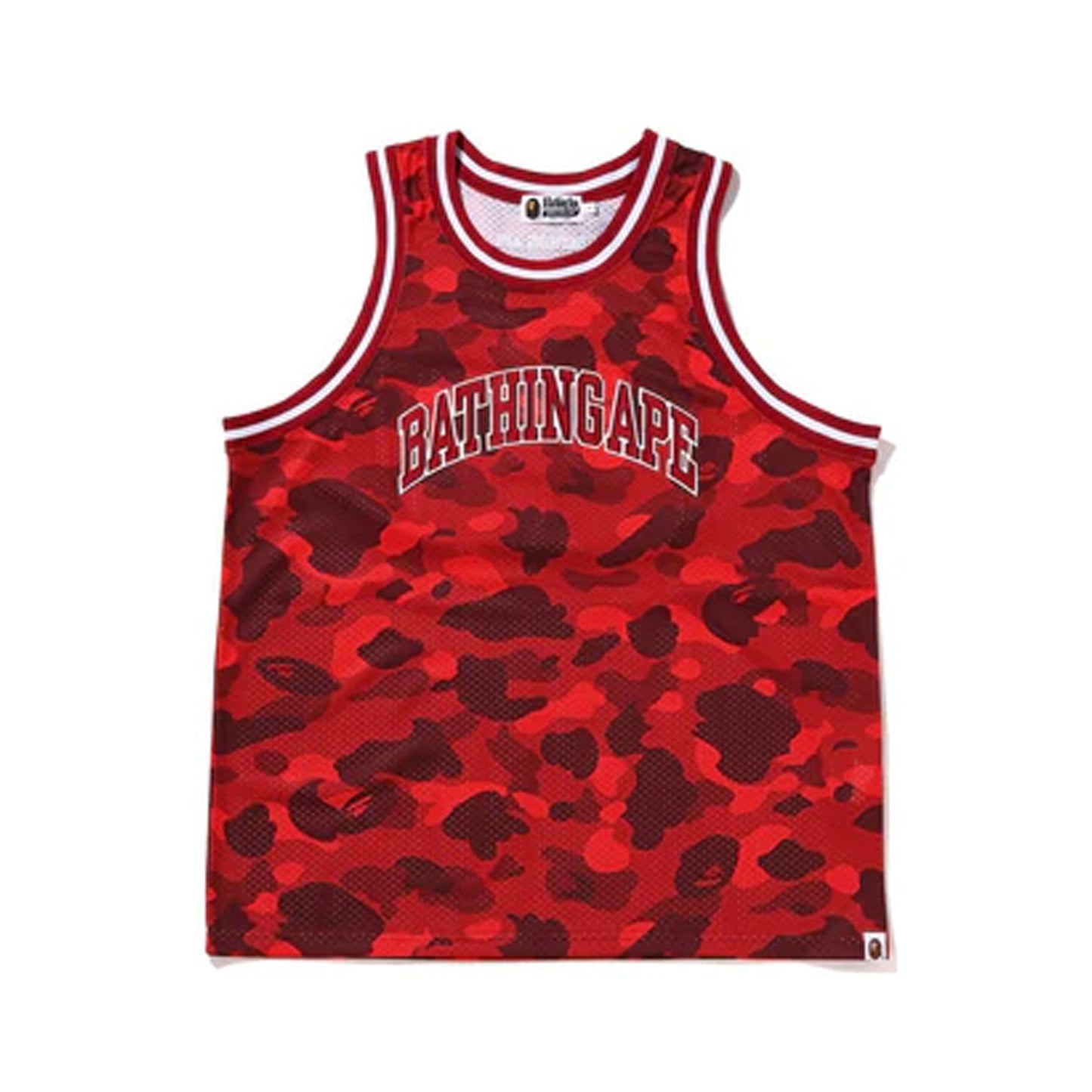 BAPE BASKETBALL TANKTOP RED