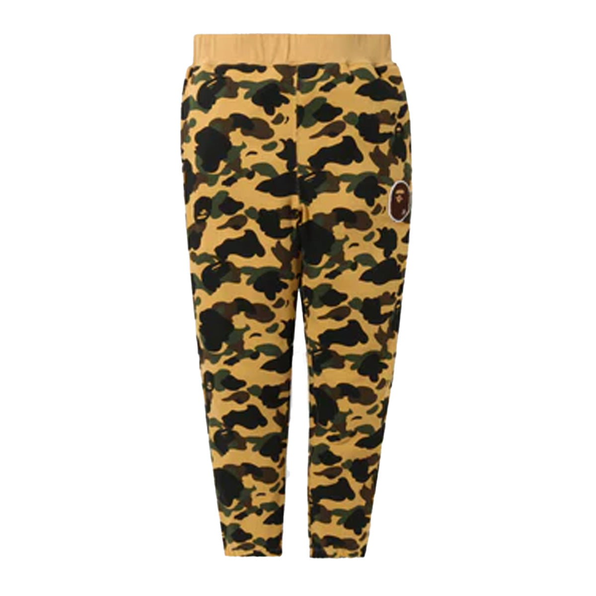 BAPE 1ST CAMO AP HD SWEATPANTS YELLOW