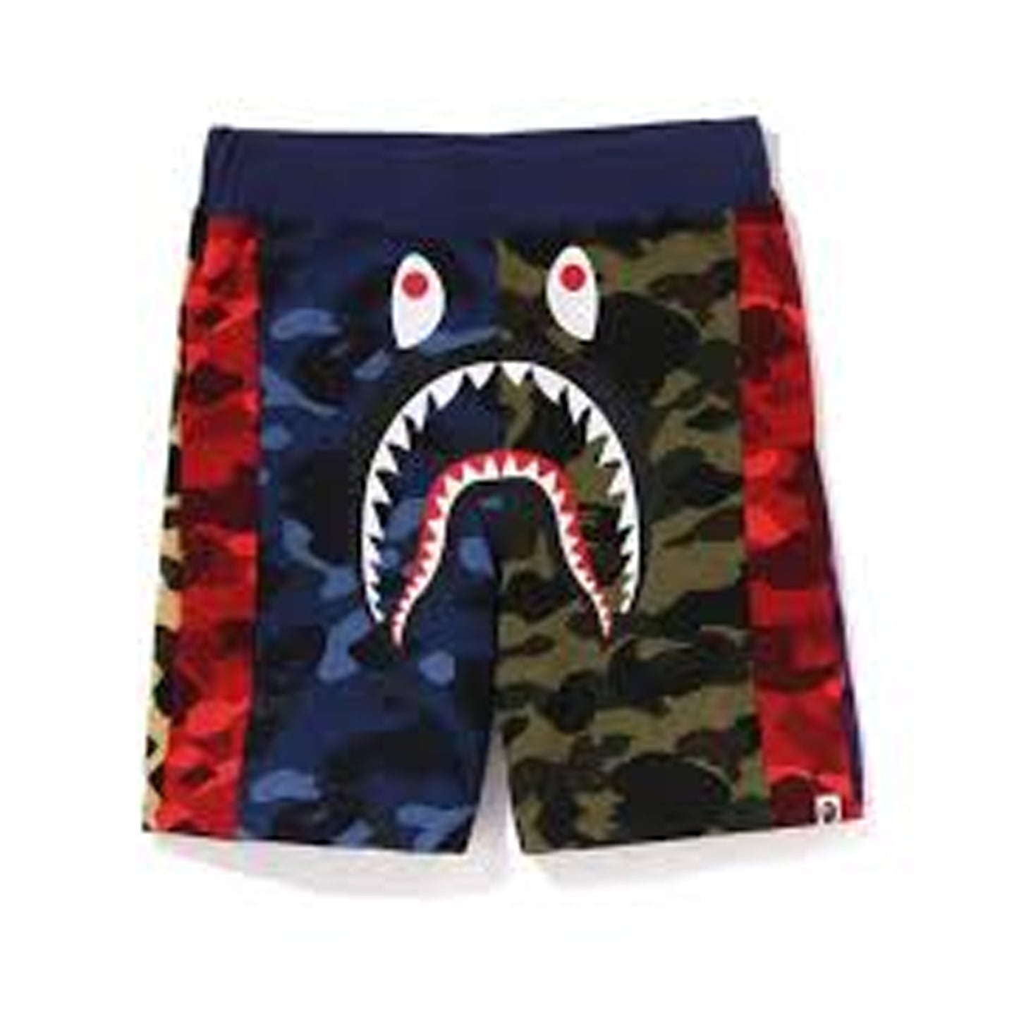 BAPE CRAZY SWEAT SHORT MULTI