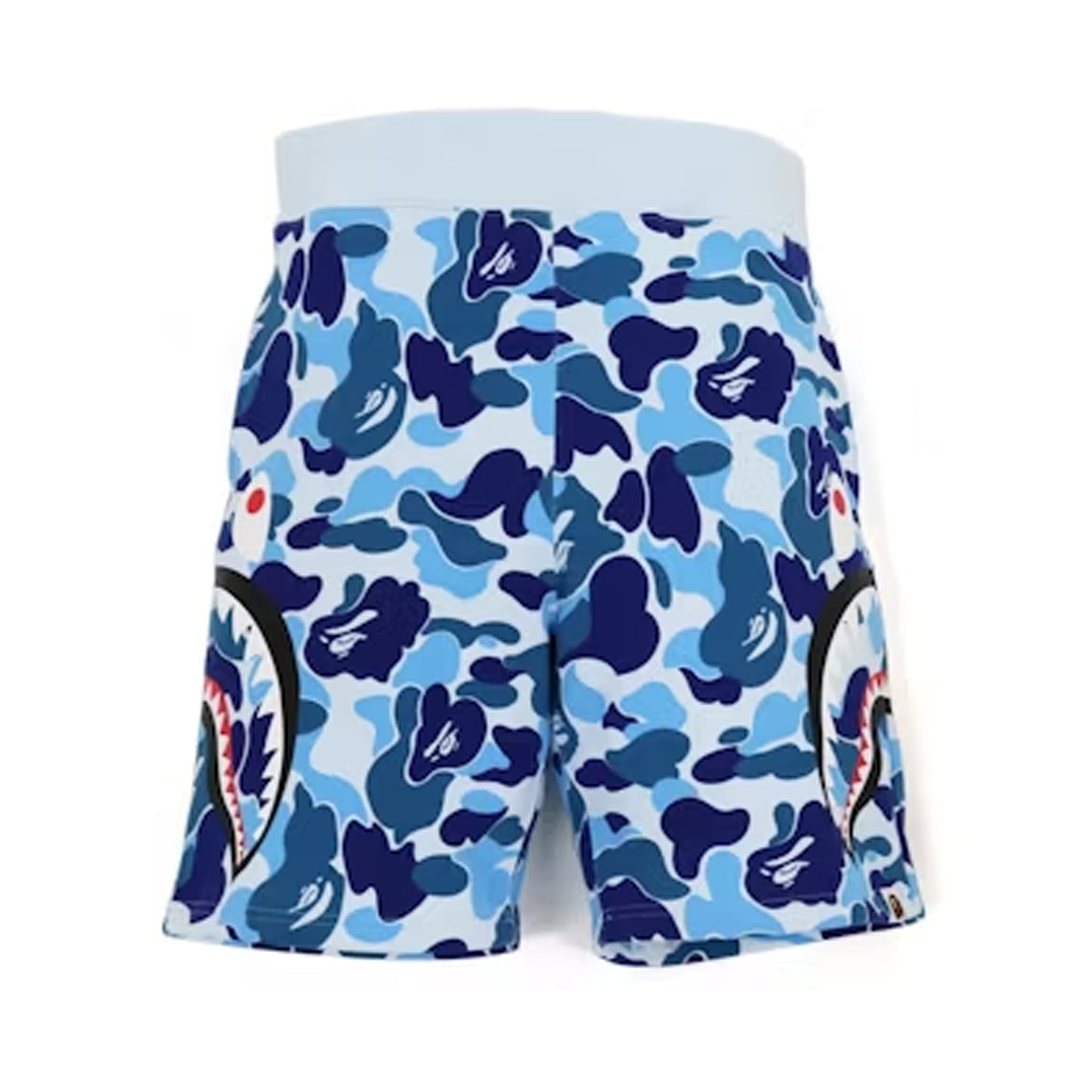 BAPE SIDE SHARK SHORTS BLUE