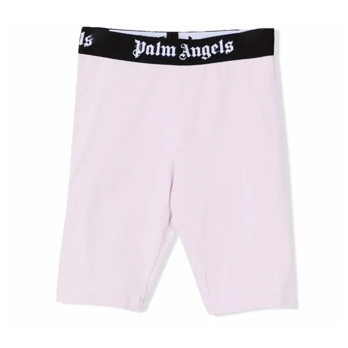 PALM ANGELS CYCLIST SHORTS LILAC BLACK