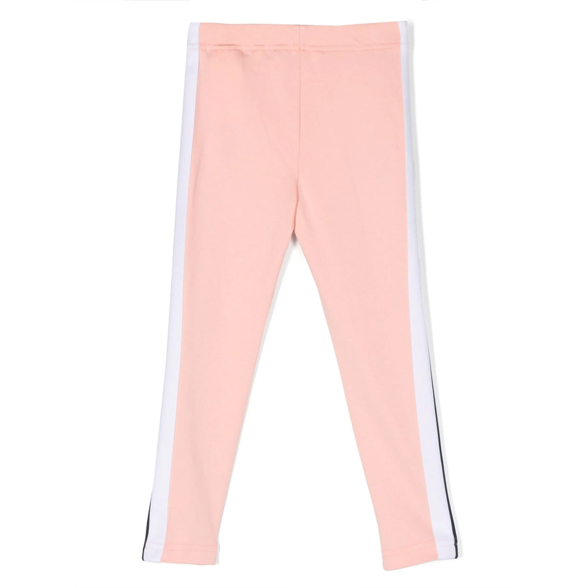 PALM ANGELS GIRL TRACK LEGGINGS PINK WHITE