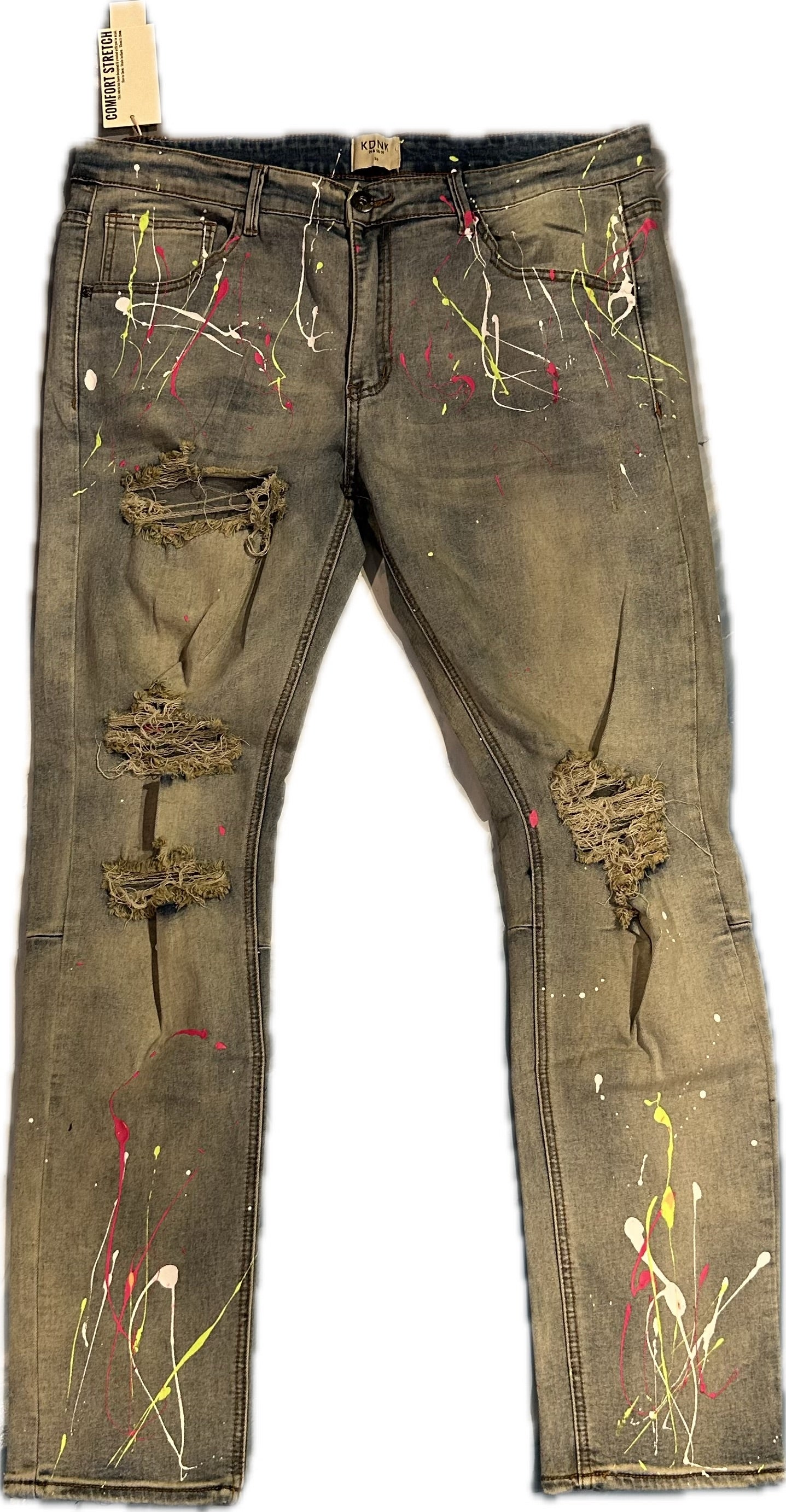 KDNK TINTED LT BLUE JEANS (KND4236)