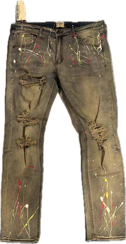 KDNK TINTED LT BLUE JEANS (KND4236)