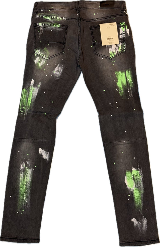 KNDK GREY GREEN JEANS (KND4348)