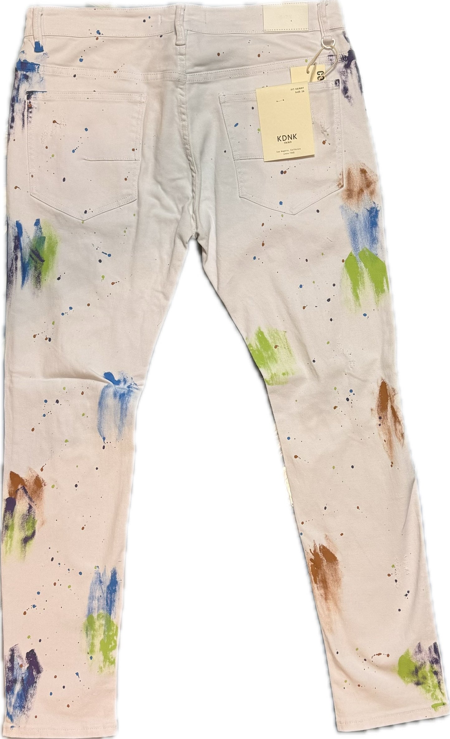 KDNK WHITE JEANS (KNB3173)