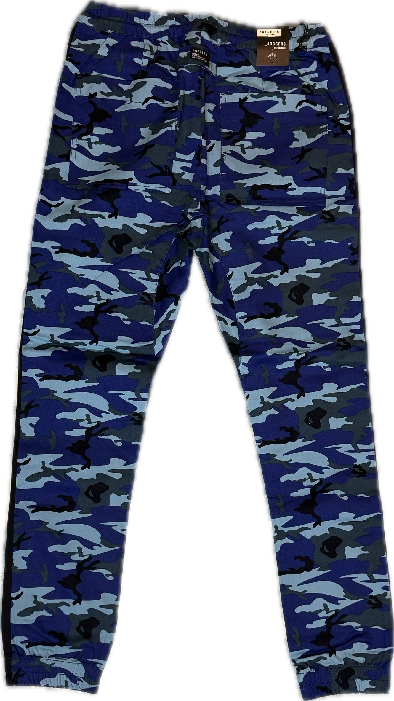 KDNK BLUE CAMO JOGGERS (KB3094)