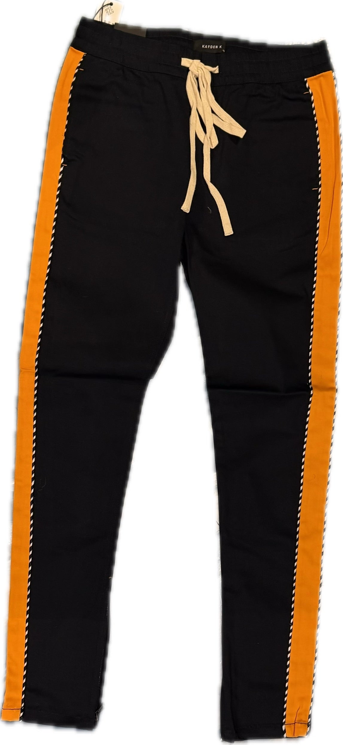 KDNK MIDNIGHT NAVY/ORANGE JOGGERS (KB3091)