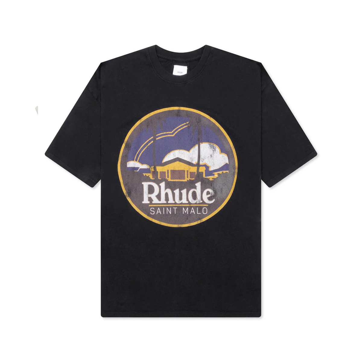 RHUDE SAINT MALO TEE BLACK