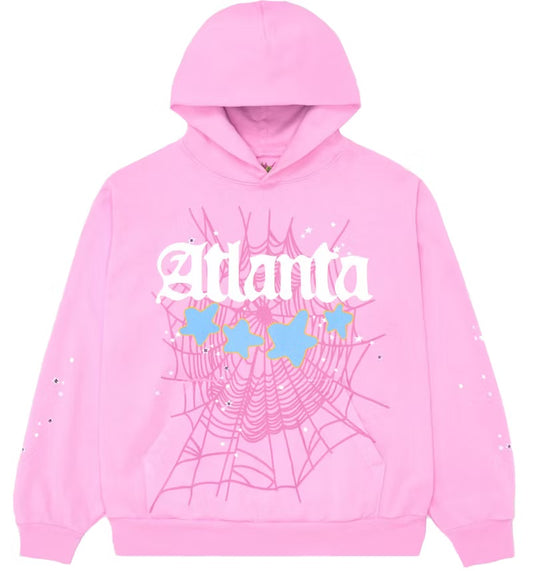 SP5DER ATLANTA HOODIE PINK