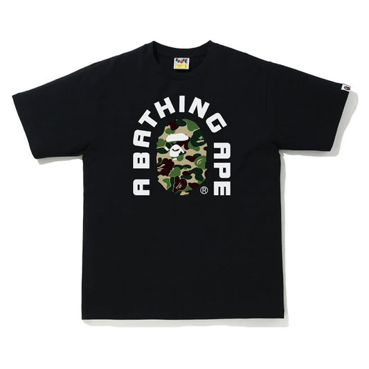 BAPE ABC MILITARY CAMO BLACK TEE