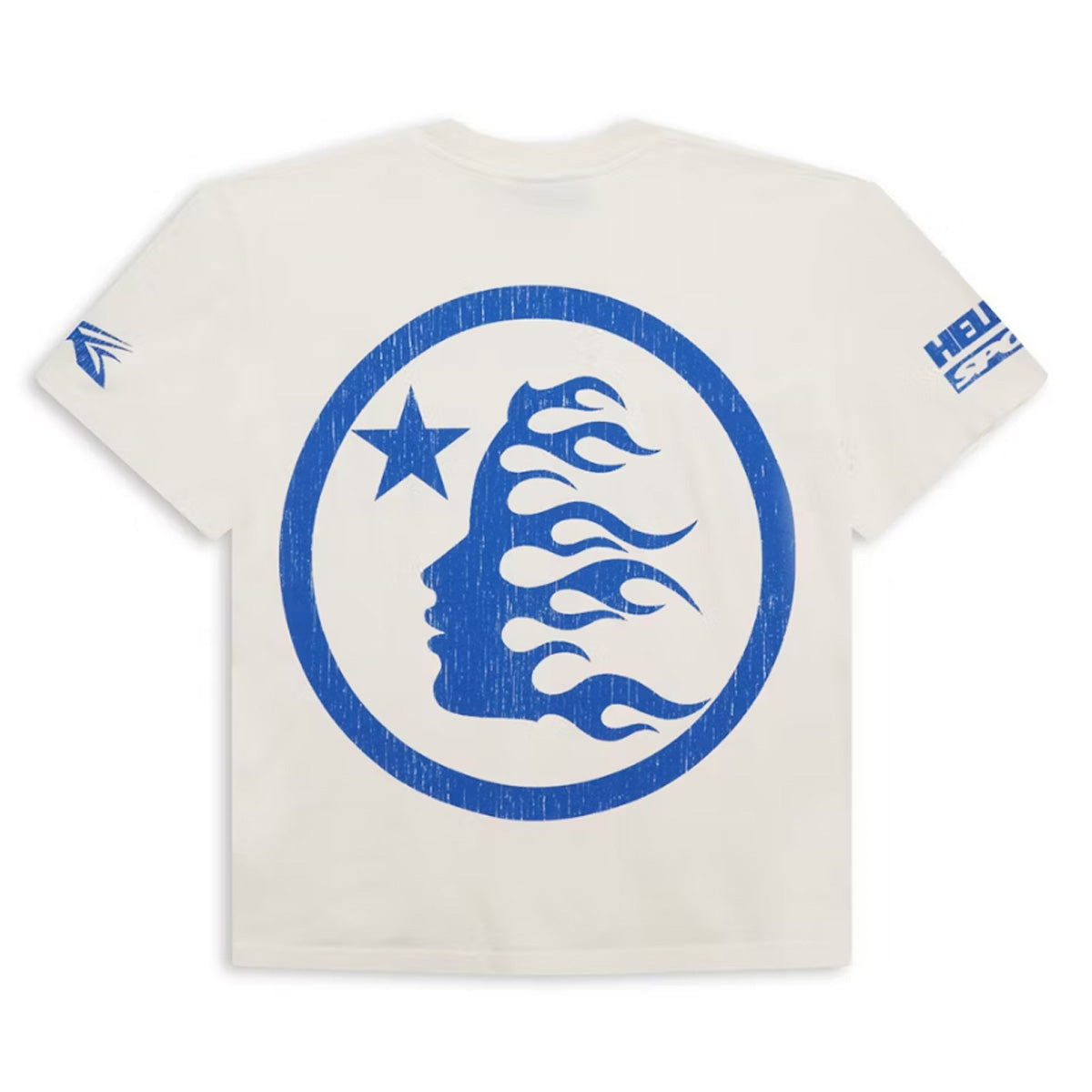 HELLSTAR BEAT US! TEE WHITE/BLUE