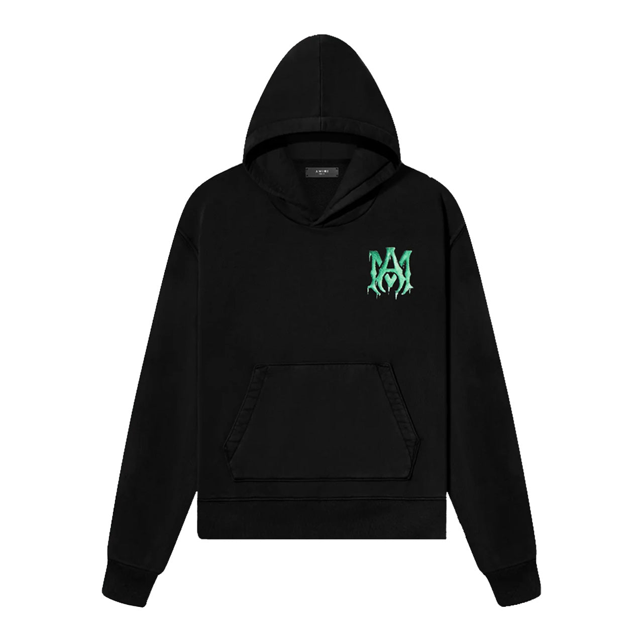 AMIRI WATERCOLOR MA HOODIE BLACK/GREEN