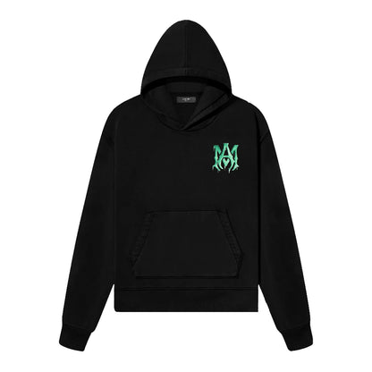 AMIRI WATERCOLOR MA HOODIE BLACK/GREEN