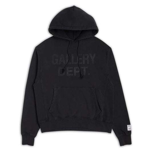 GALLERY DEPT. CENTER LOGO HOODIE BLACK