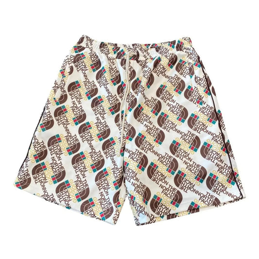 GUCCI X NORTH FACE SHORTS CREAM