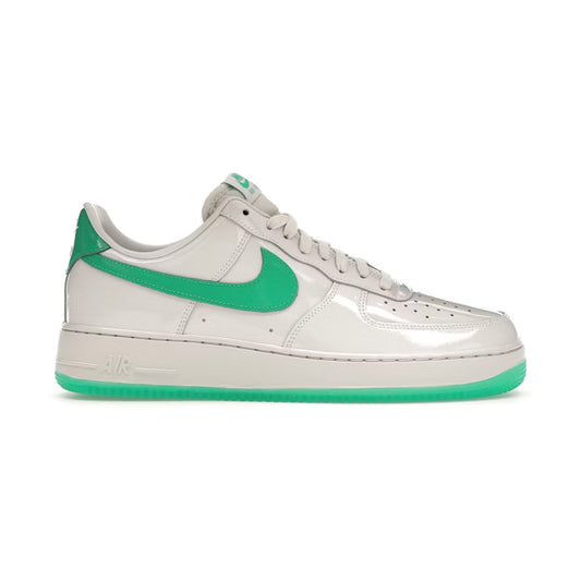 NIKE AIR FORCE 1 LOW '07 PATENT PLATINUM TINT STADIUM GREEN