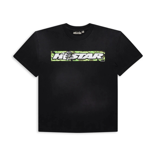 HELLSTAR BOX LOGO TEE BLACK/GREEN