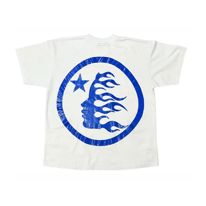 HELLSTAR SPORT LOGO GEL TEE WHITE/BLUE