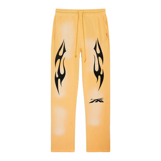 HELLSTAR LOGO SWEATPANTS YELLOW