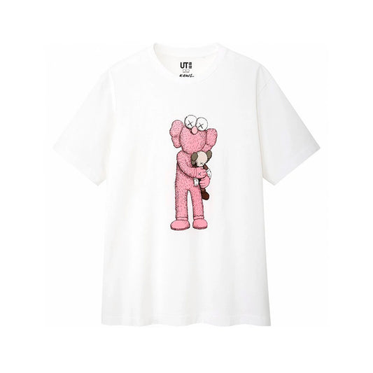 KAWS PINK BFF WHITE TEE