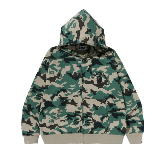 BAPE WDL FULL ZIP HOODIE OLIVE