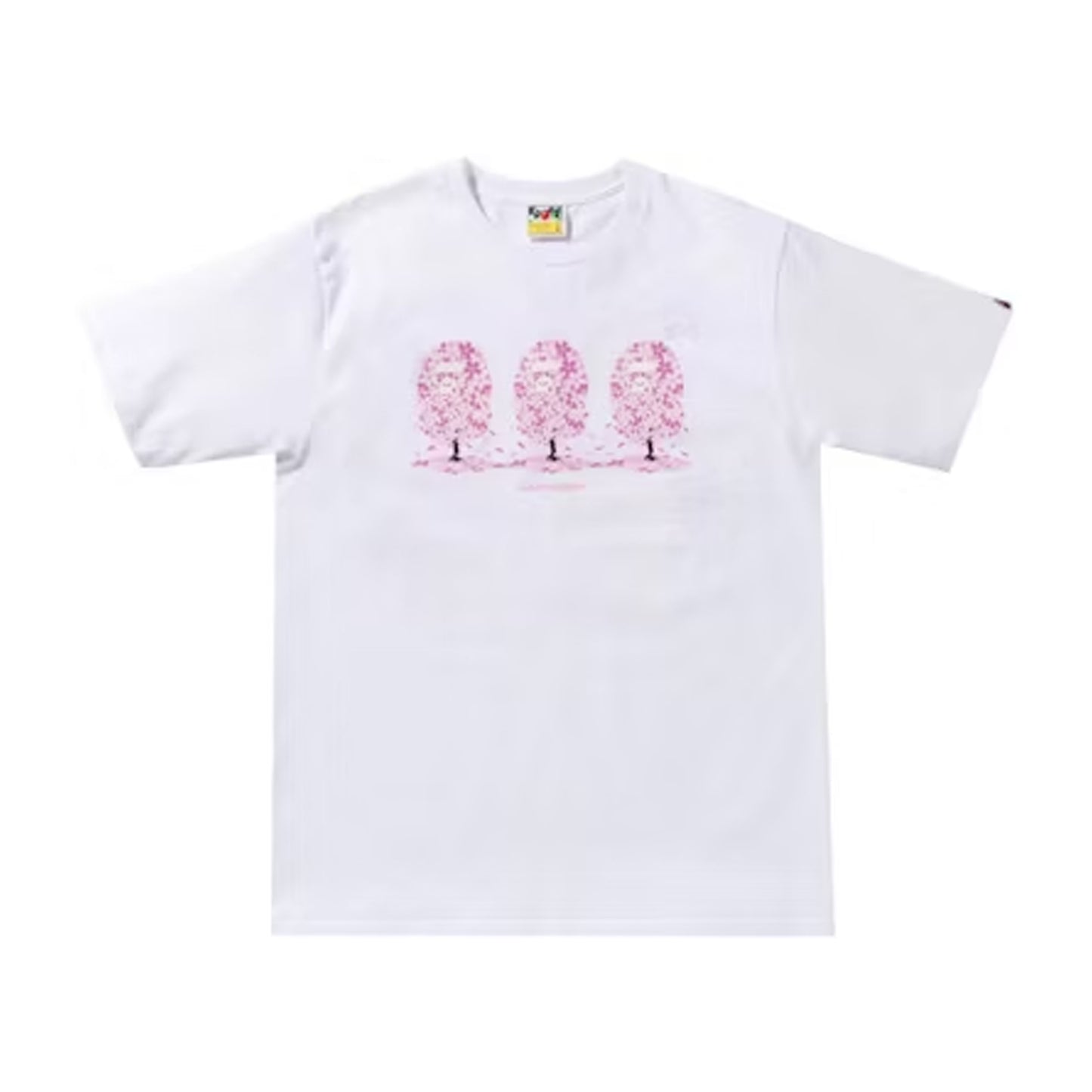 BAPE SAKURA TEE WHITE