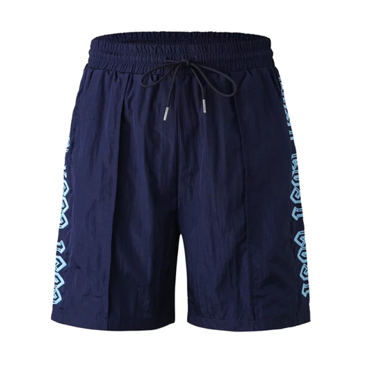 LOST INTRICACY NAVY/LIGHT BLUE SHORTS
