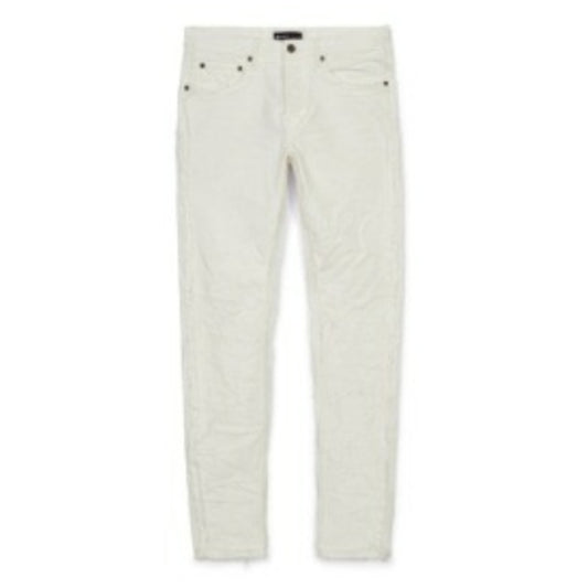 PURPLE INSIDE OUT WHITE FRAY JEANS