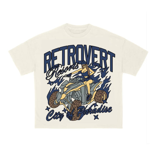 RETROVERT CREAM PARADISE TEE