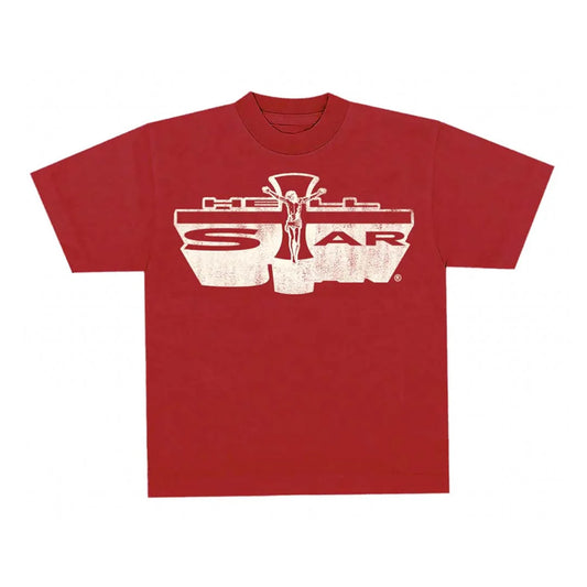 HELLSTAR JESUS EMBLEM TEE RED