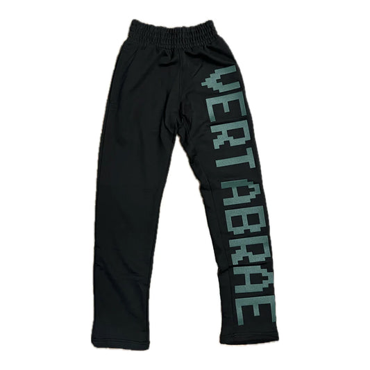 VERTABRAE LOGO SWEATPANTS BLACK/GREEN