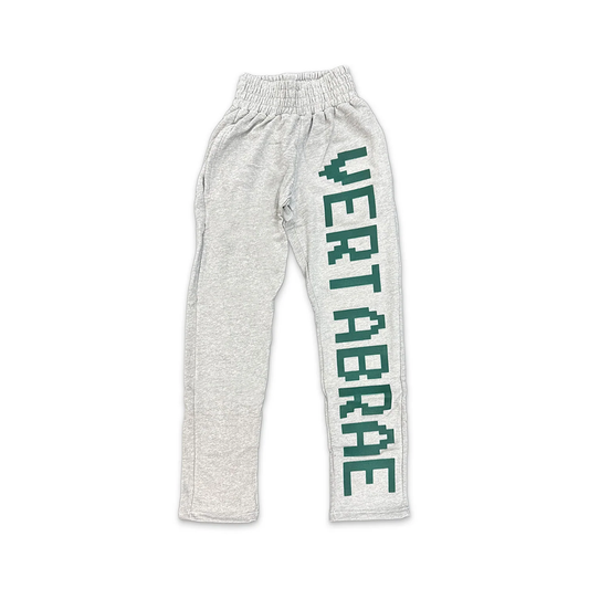 VERTABRAE LOGO SWEATPANTS GRAY/GREEN