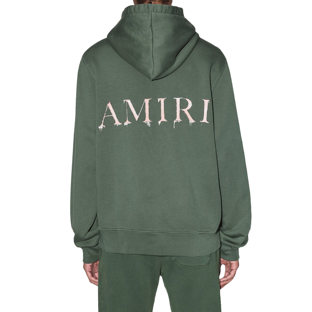 AMIRI WATERCOLOR MA HOODIE GREEN/PEACH